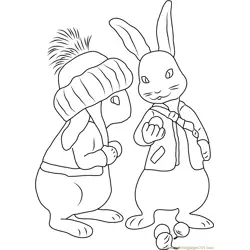 Peter Rabbit Coloring Pages 7