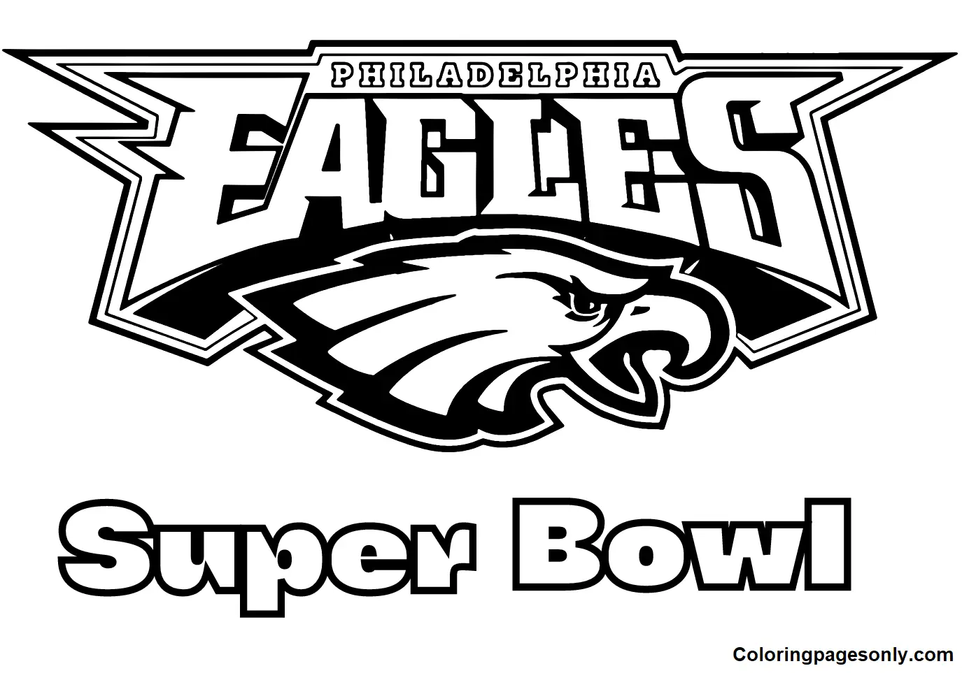 Philadelphia Eagles Ausmalbilder 1