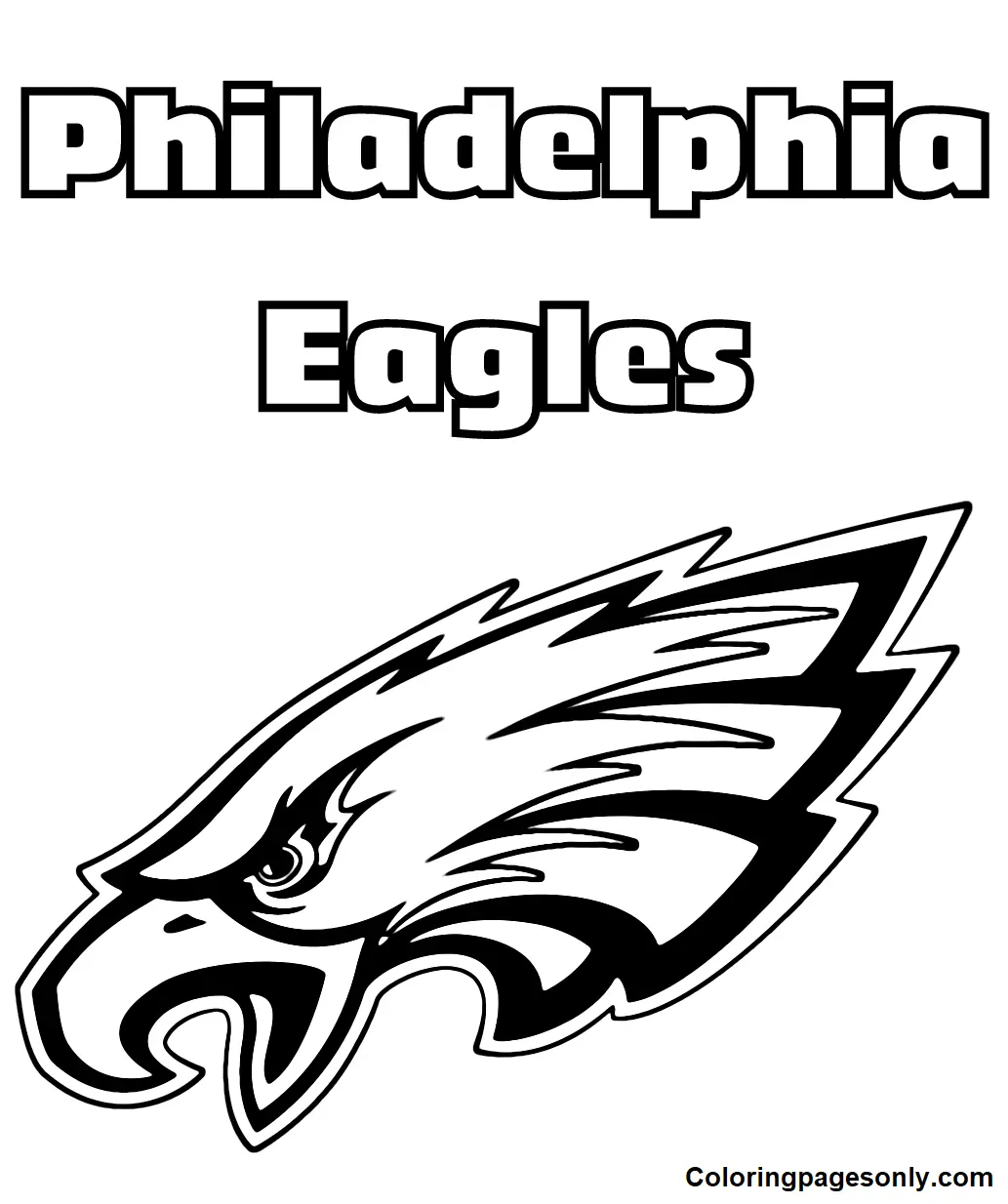 Philadelphia Eagles Ausmalbilder 2