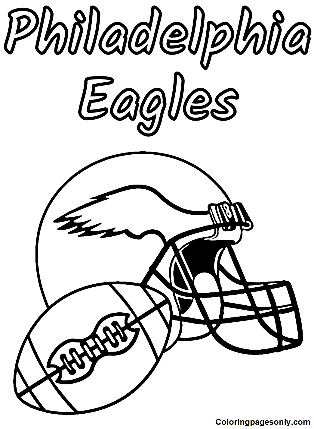 Philadelphia Eagles Ausmalbilder 4