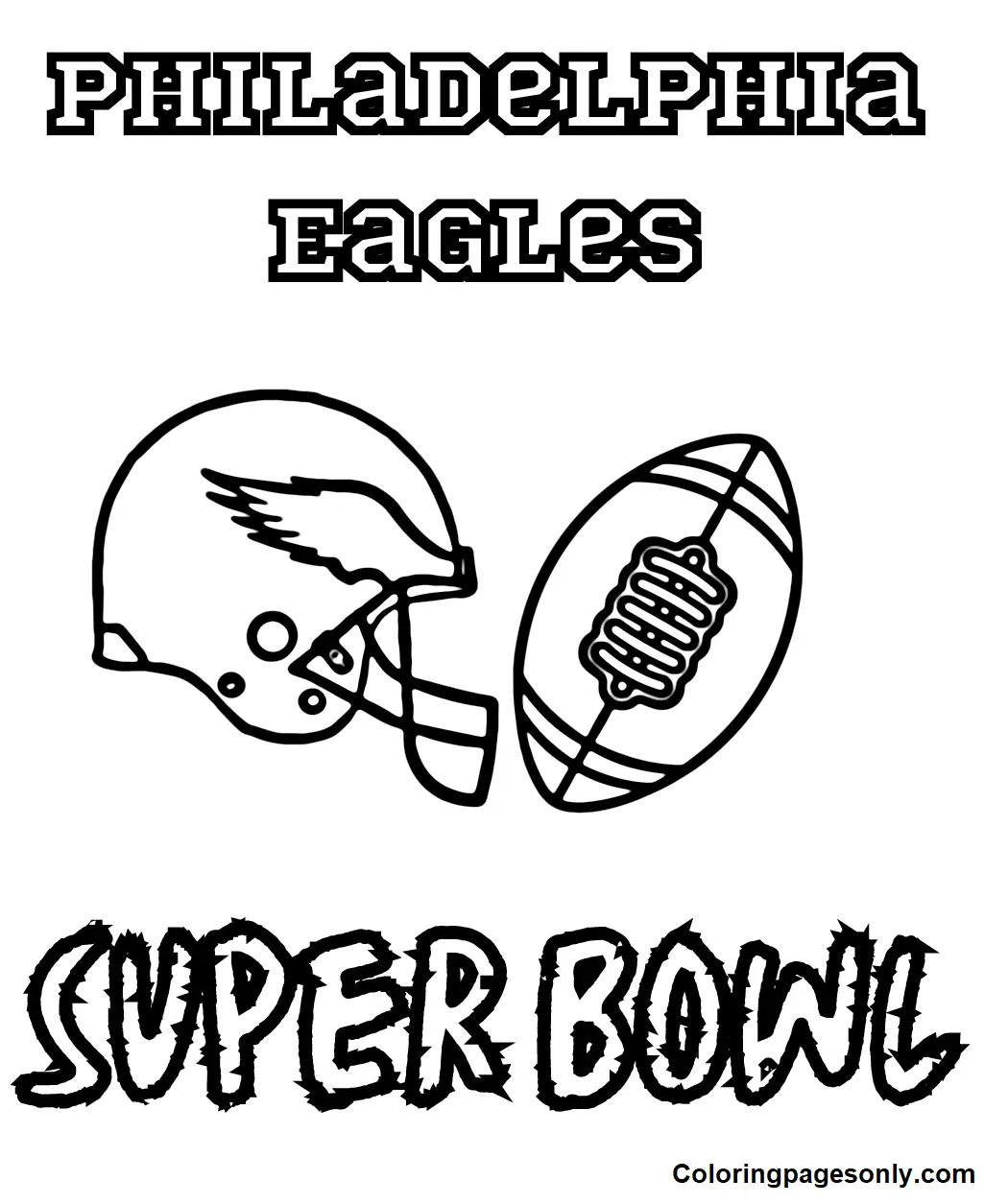 Philadelphia Eagles Ausmalbilder 5