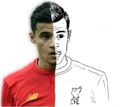 Philippe Coutinho Ausmalbilder 3