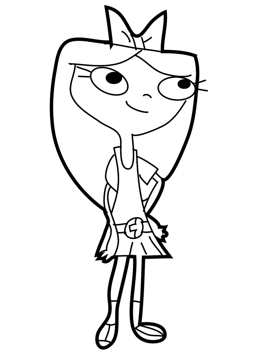 Desenhos de Phineas And Ferb Para Colorir 15