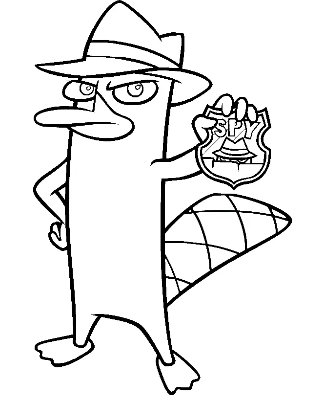 Desenhos de Phineas And Ferb Para Colorir 20