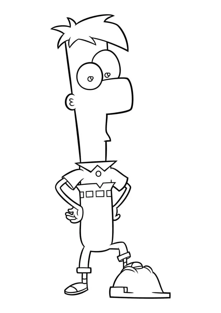 Desenhos de Phineas And Ferb Para Colorir 60