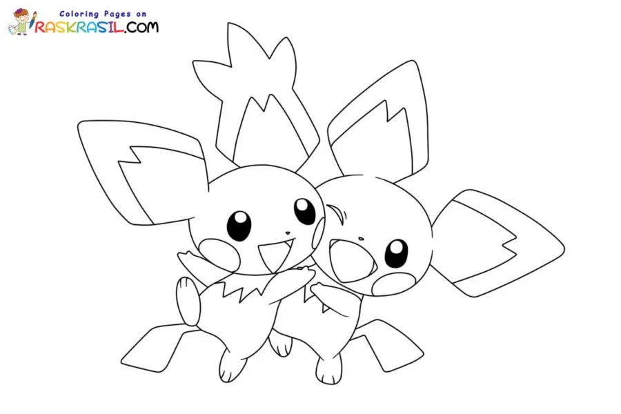 Ausmalbilder Pichu 25