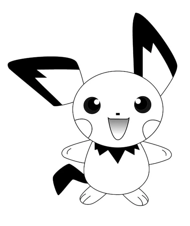 Ausmalbilder Pichu 41