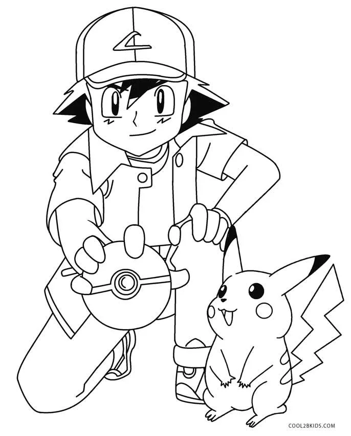Pickachu Coloring Pages 20