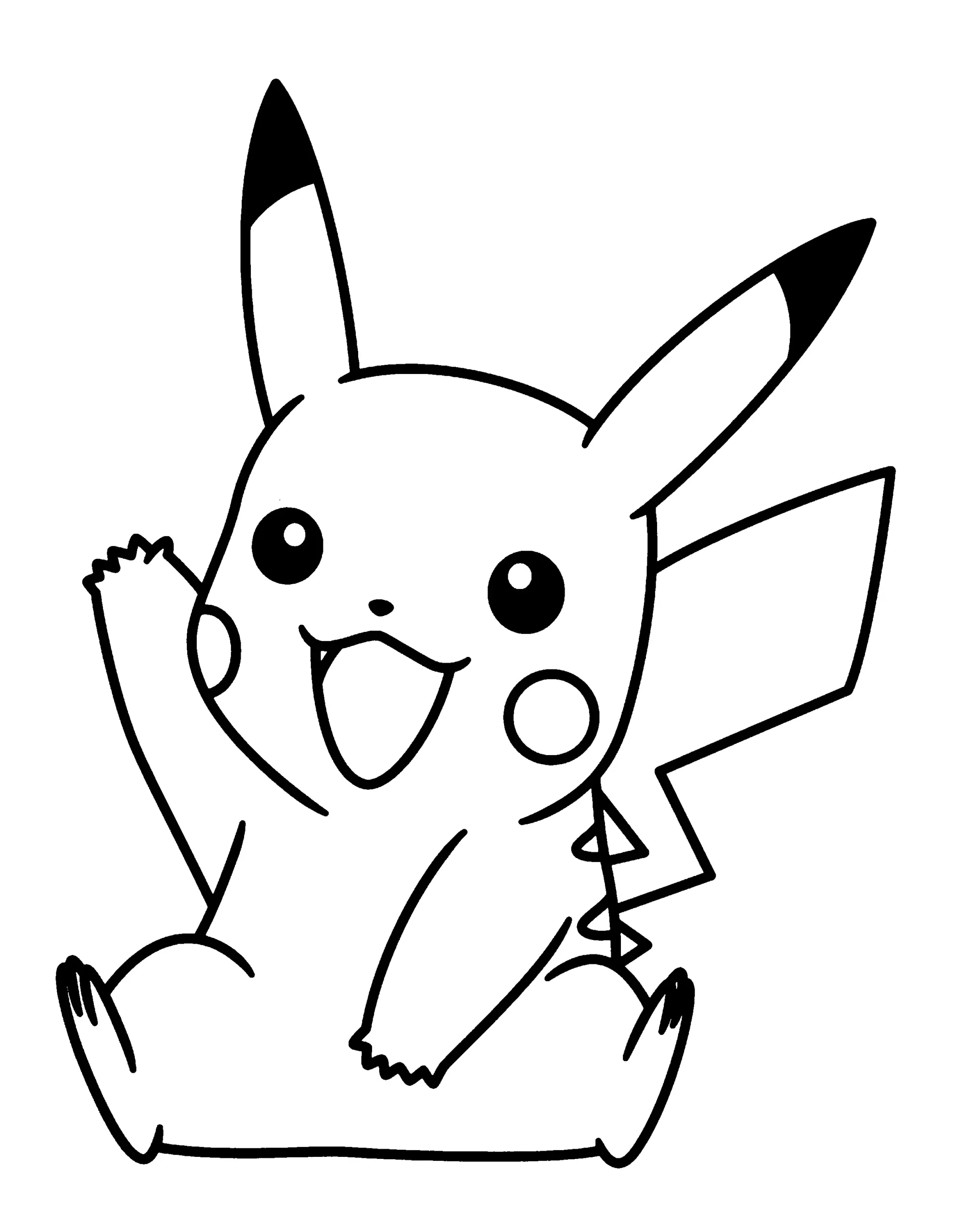 Pickachu Coloring Pages 24