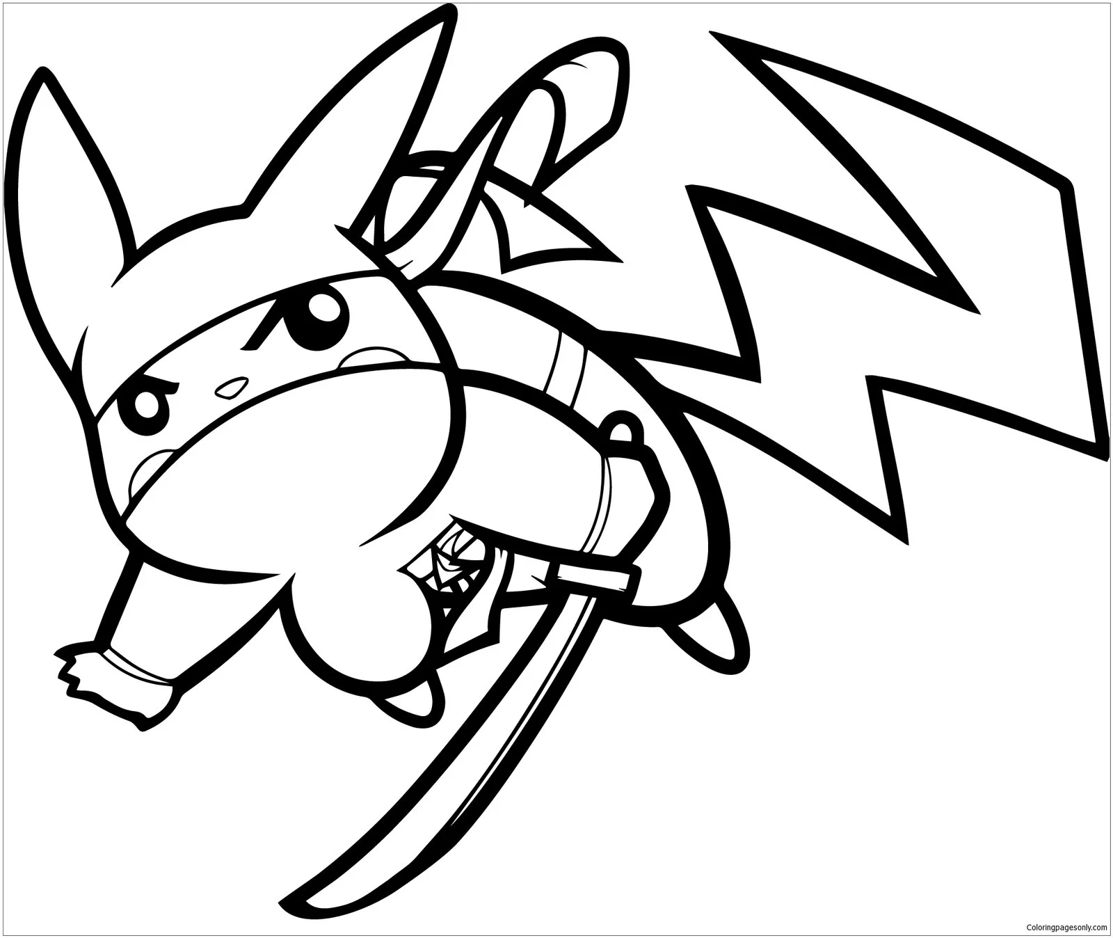 Pickachu Coloring Pages 27