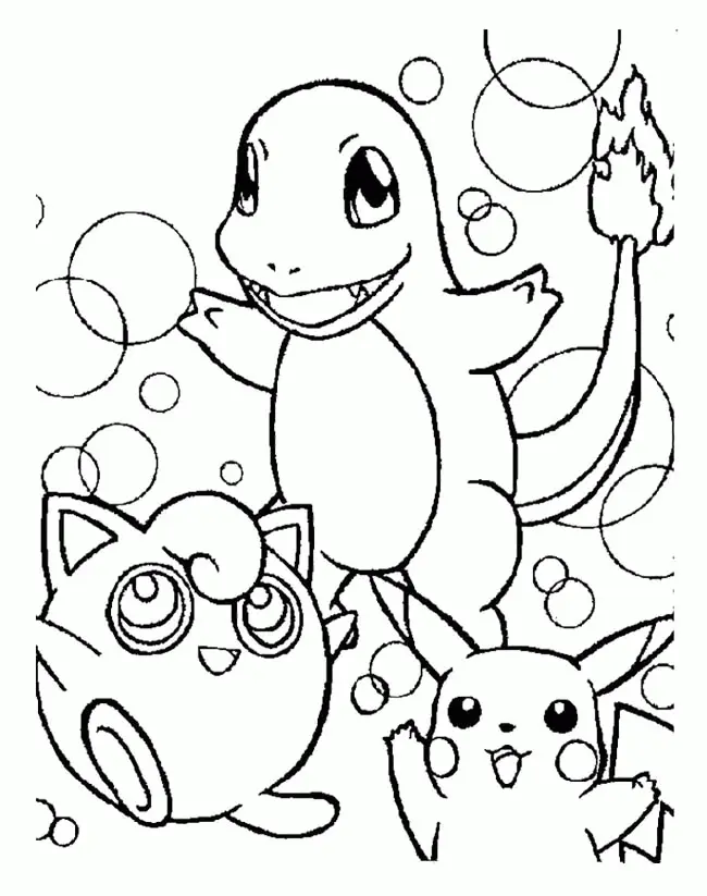 Pickachu Coloring Pages 49