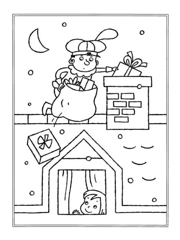 Chapeu de Piet para Colorir 7