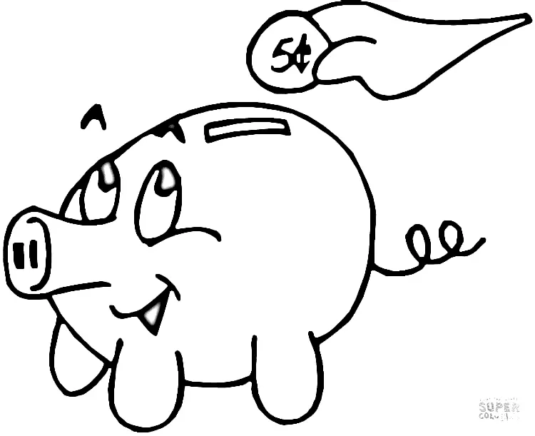 Pig Coloring Pages 13
