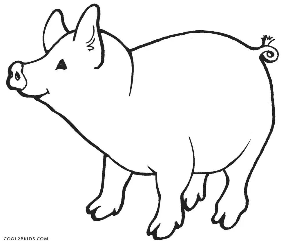 Pig Coloring Pages 25