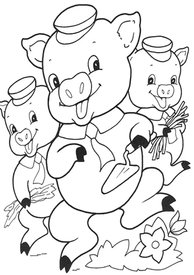 Pig Coloring Pages 29