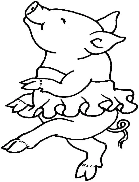 Pig Coloring Pages 43