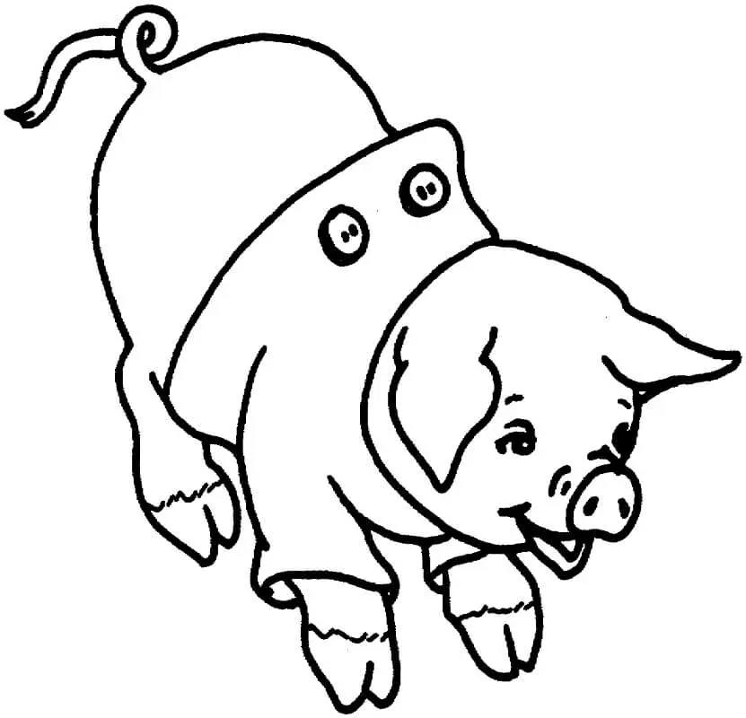 Pig Coloring Pages 46