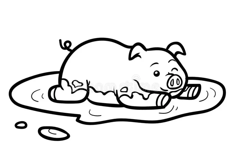 Pig Coloring Pages 6