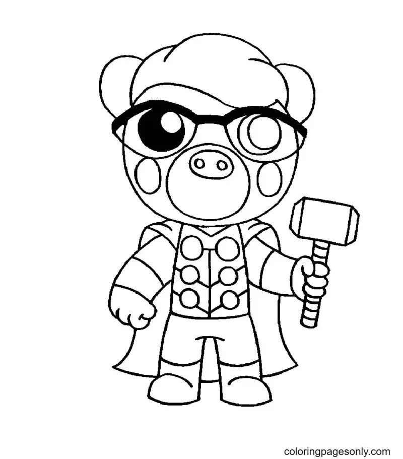 Cerdos Para Colorear 71