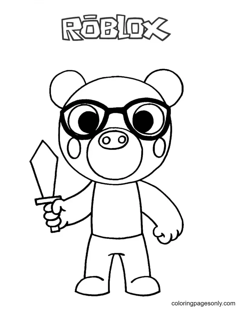 Cerdos Para Colorear 75