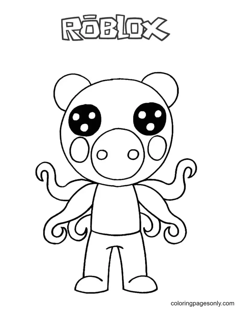 Cerdos Para Colorear 80