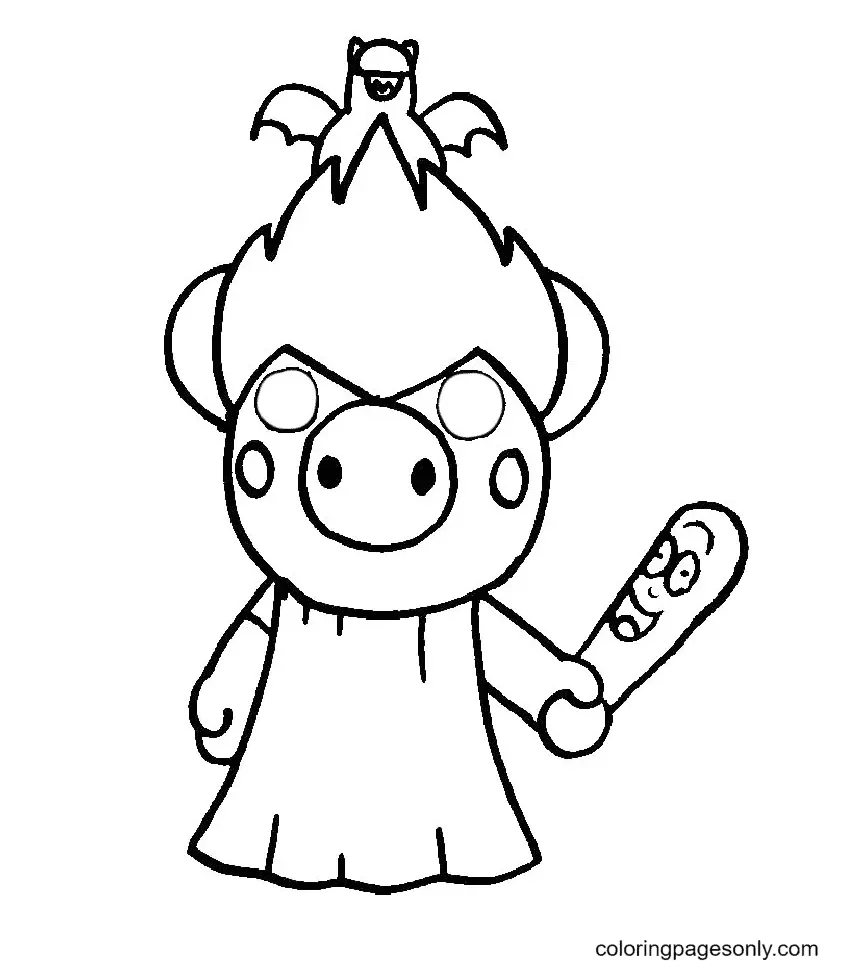Cerdos Para Colorear 87
