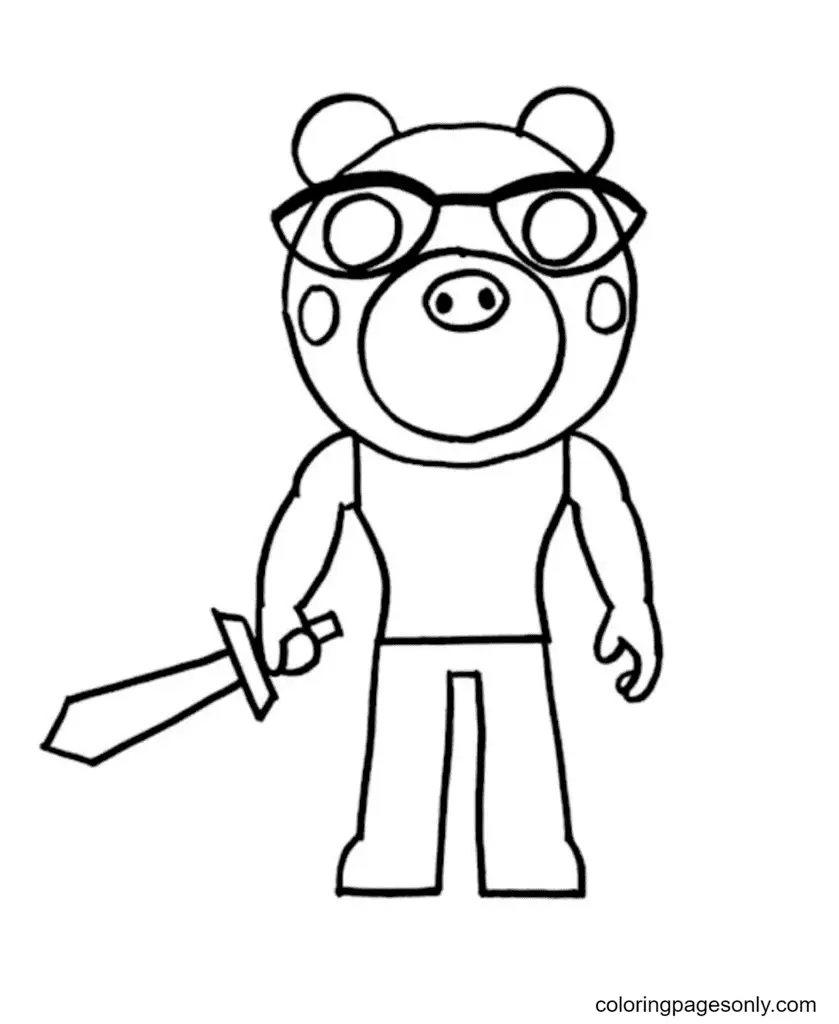 Cerdos Para Colorear 98