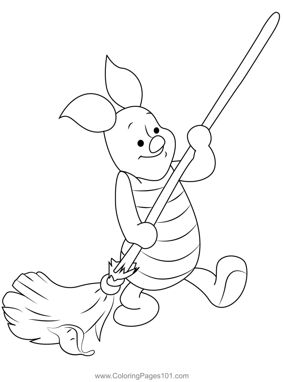 Piglet Ausmalbilder 1