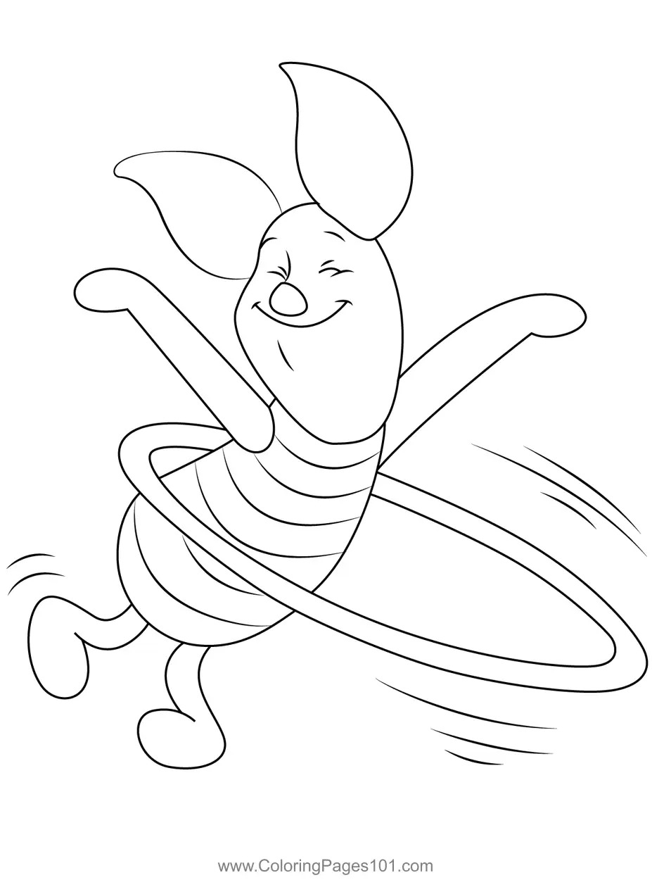 Piglet para Colorear