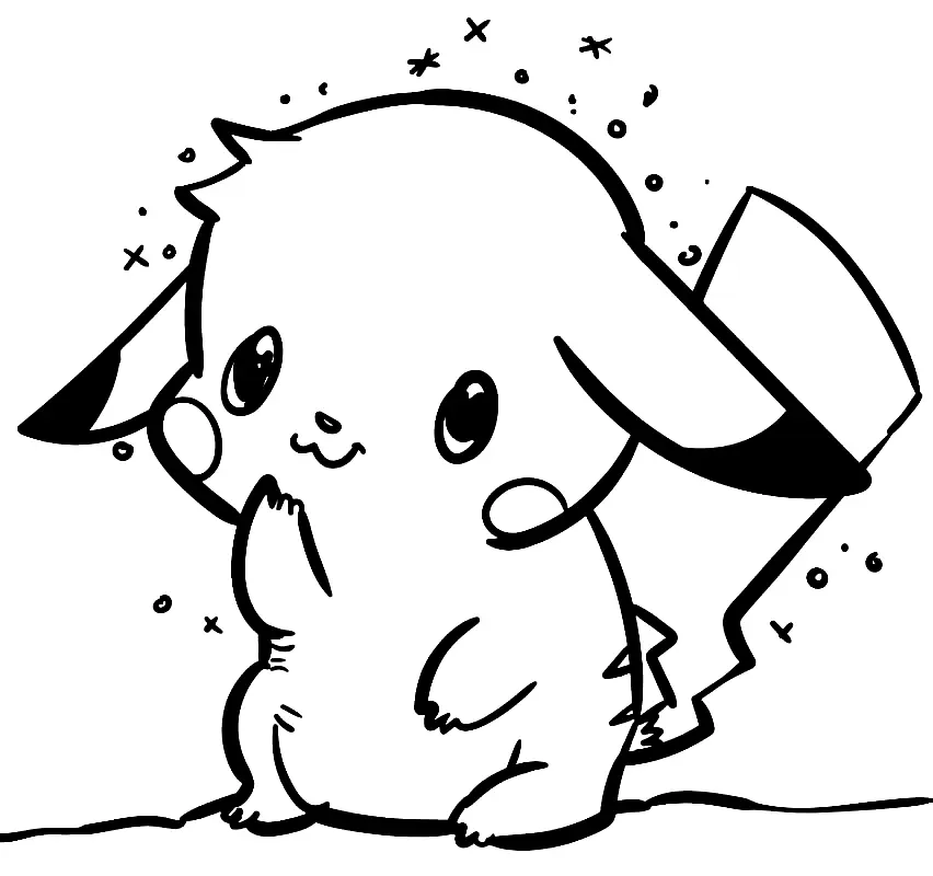 Pikachu Para Colorear 101
