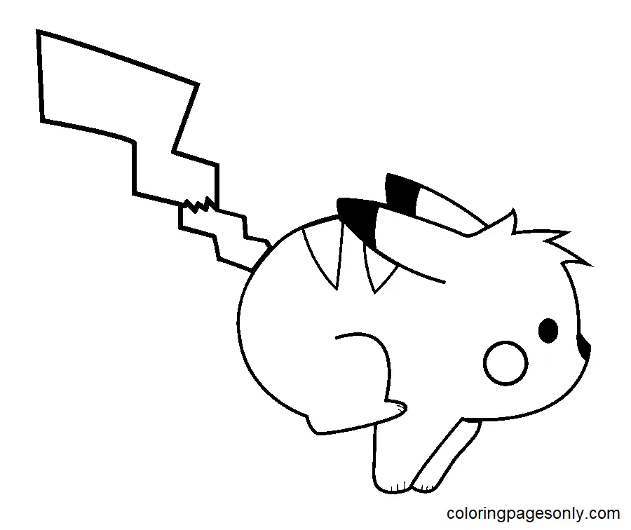Pikachu Para Colorear 115