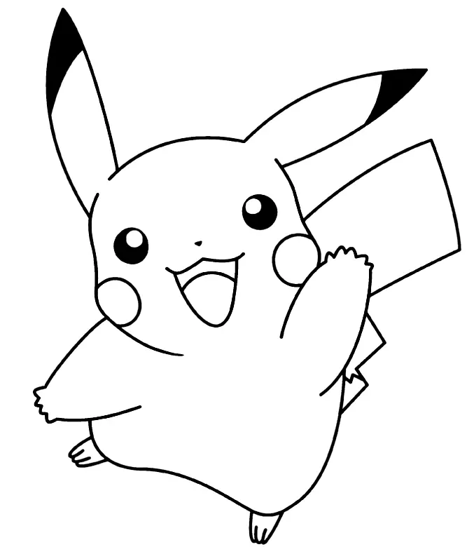 Pikachu Para Colorear 120