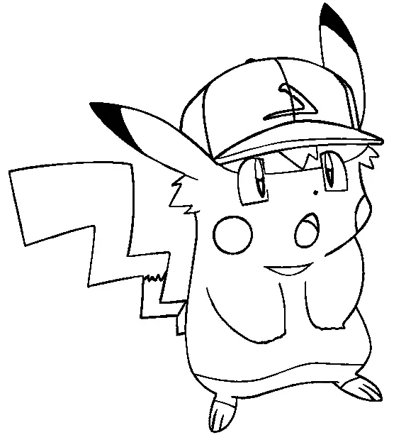 Pikachu Para Colorear 121
