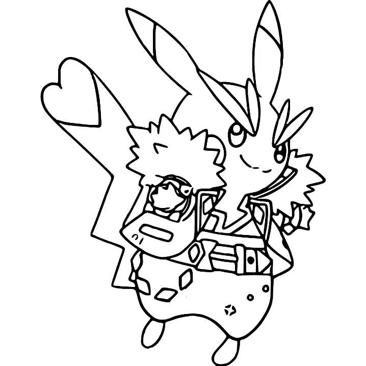 Pikachu Para Colorear 135