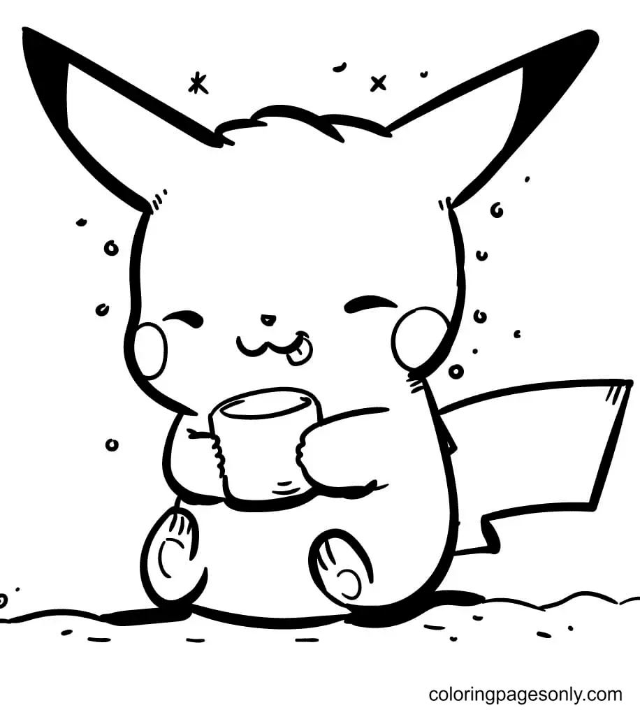 Pikachu Para Colorear 15