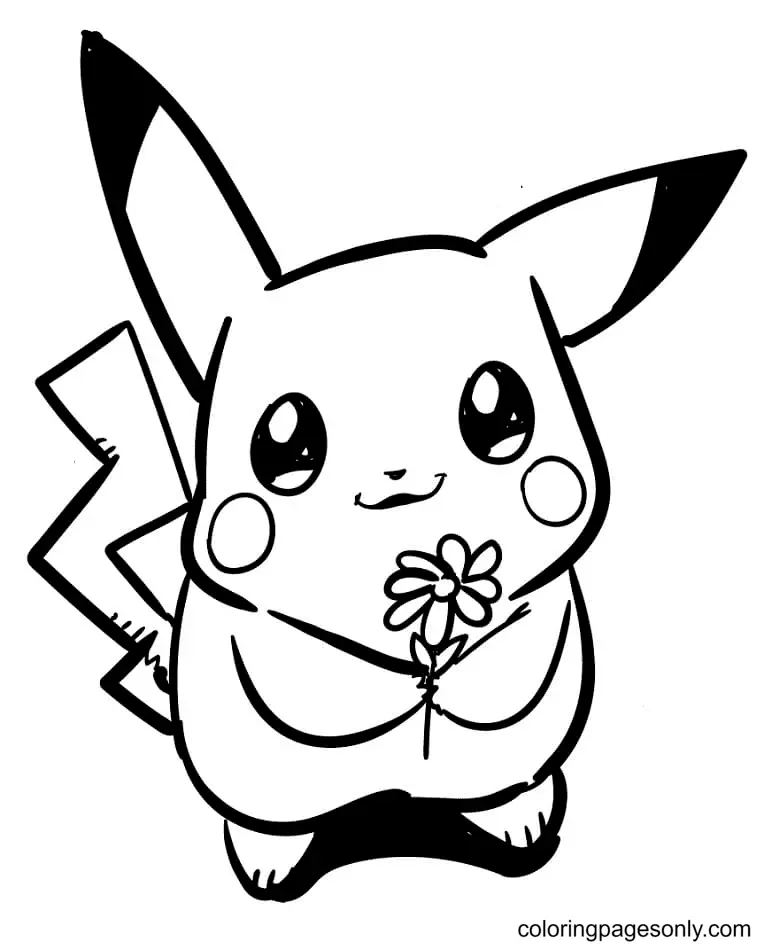 Pikachu Para Colorear 18