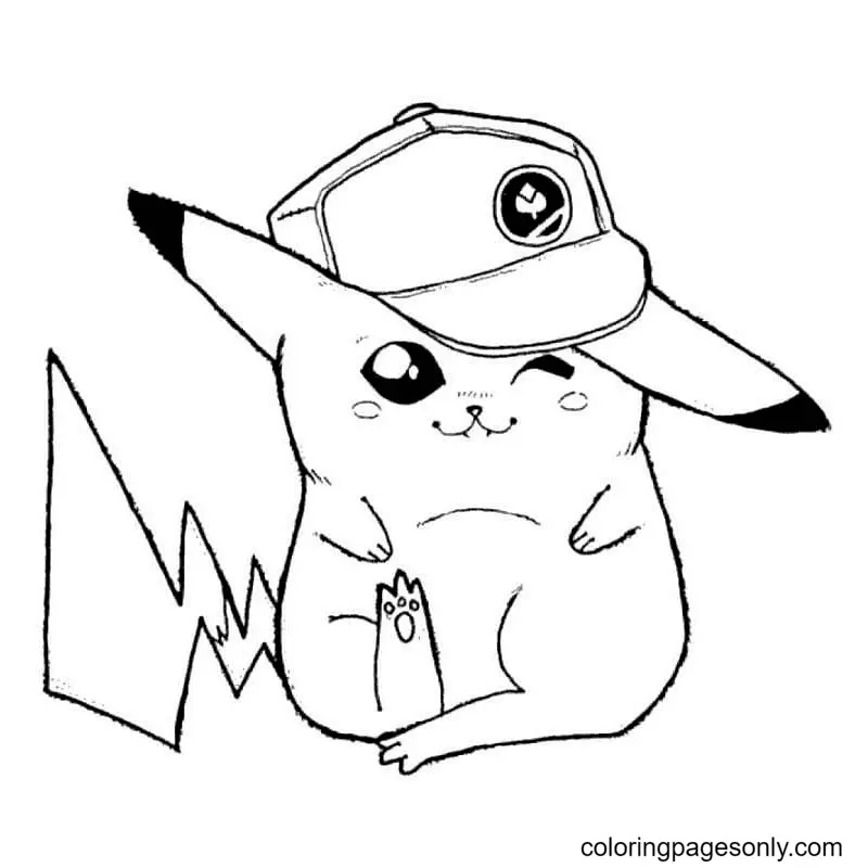 Pikachu Para Colorear 20