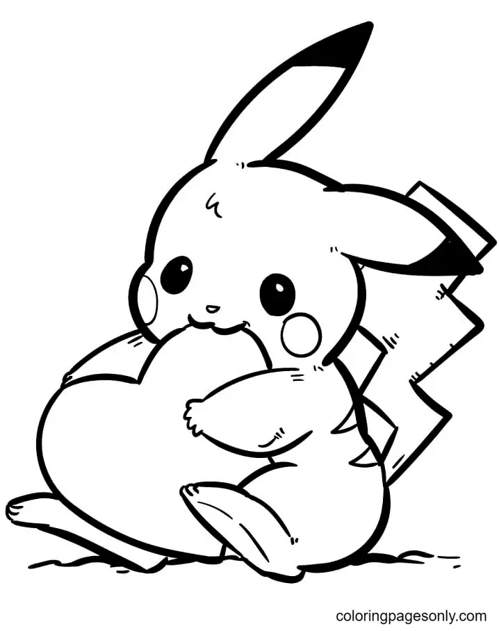 Pikachu Para Colorear 21