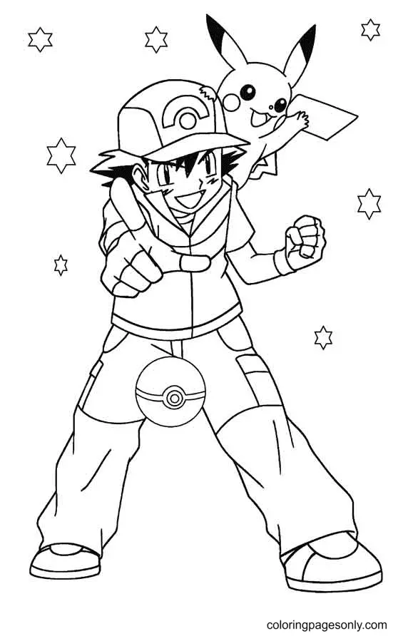 Pikachu Para Colorear 34