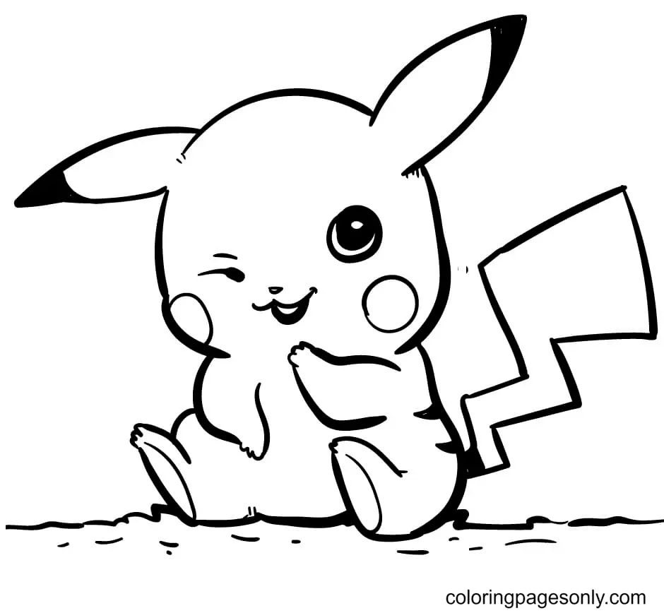 Pikachu Para Colorear 36