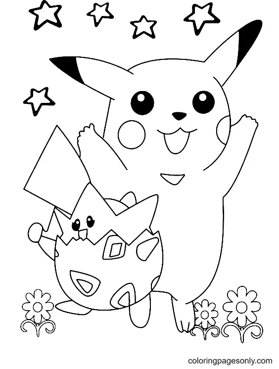 Pikachu Para Colorear 39