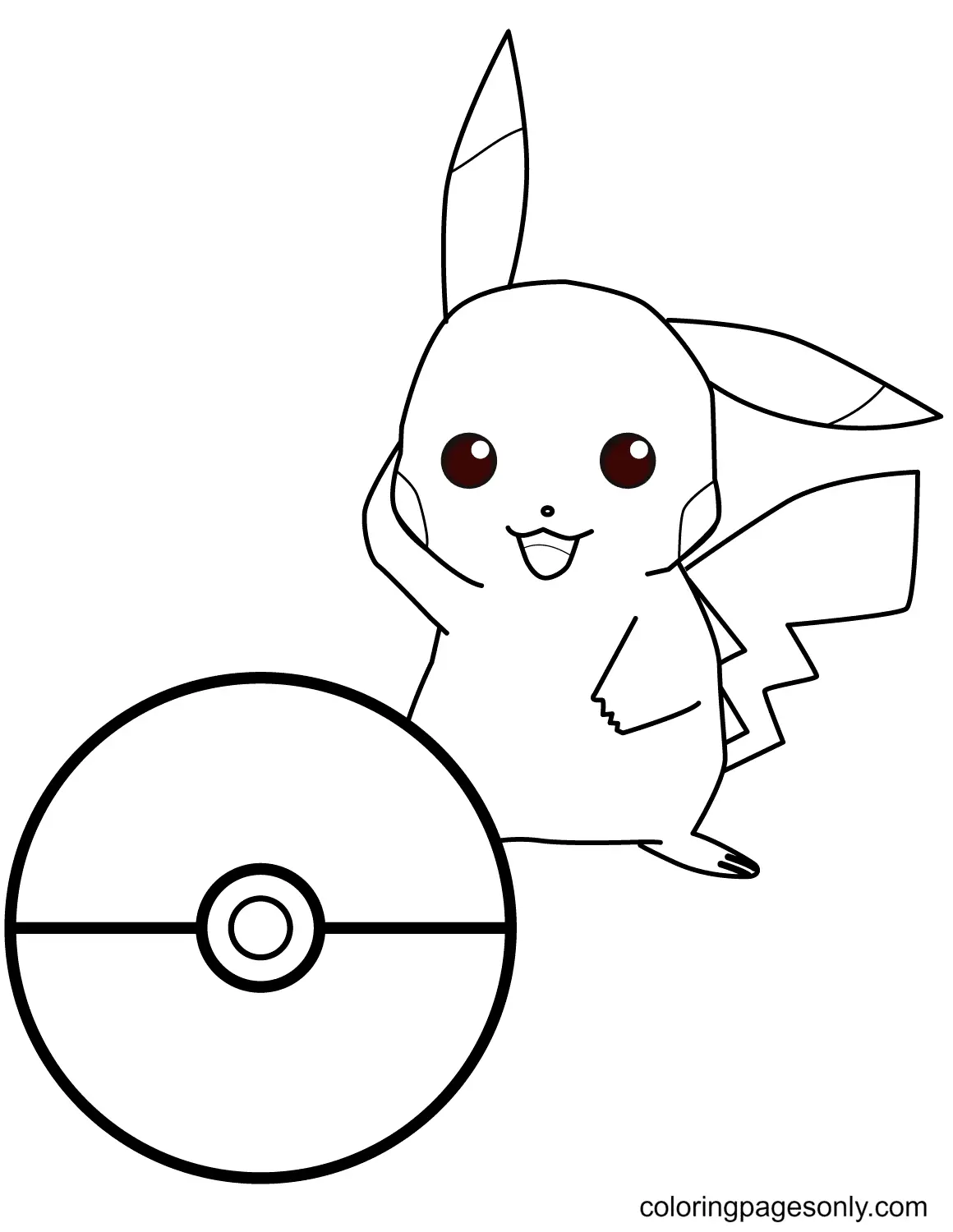 Pikachu Para Colorear 43