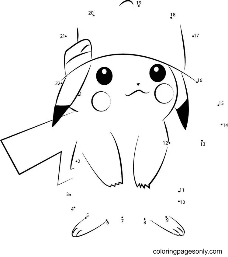 Pikachu Para Colorear 48