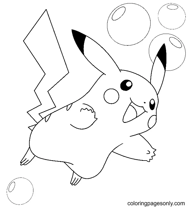 Pikachu Para Colorear 49