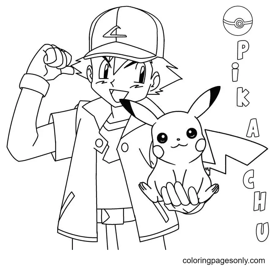 Pikachu Para Colorear 5