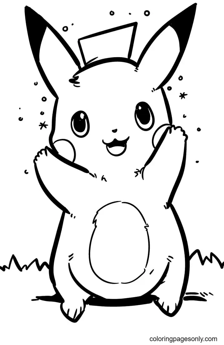 Pikachu Para Colorear 59