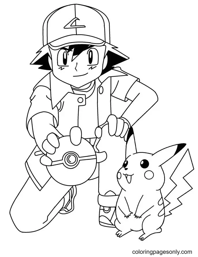 Pikachu Para Colorear 6