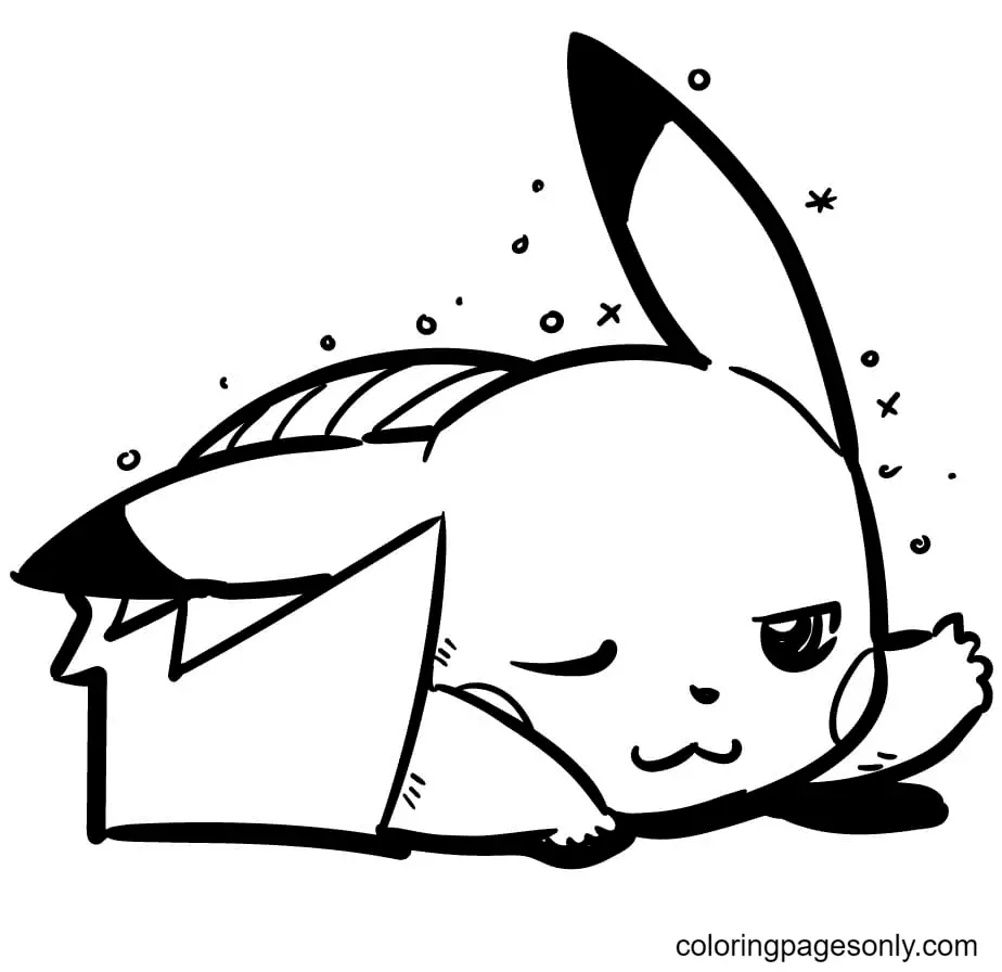 Pikachu Para Colorear 67