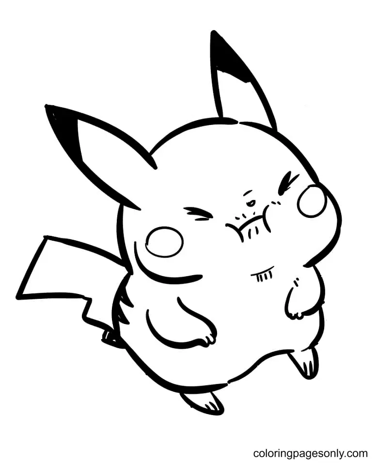 Pikachu Para Colorear 73