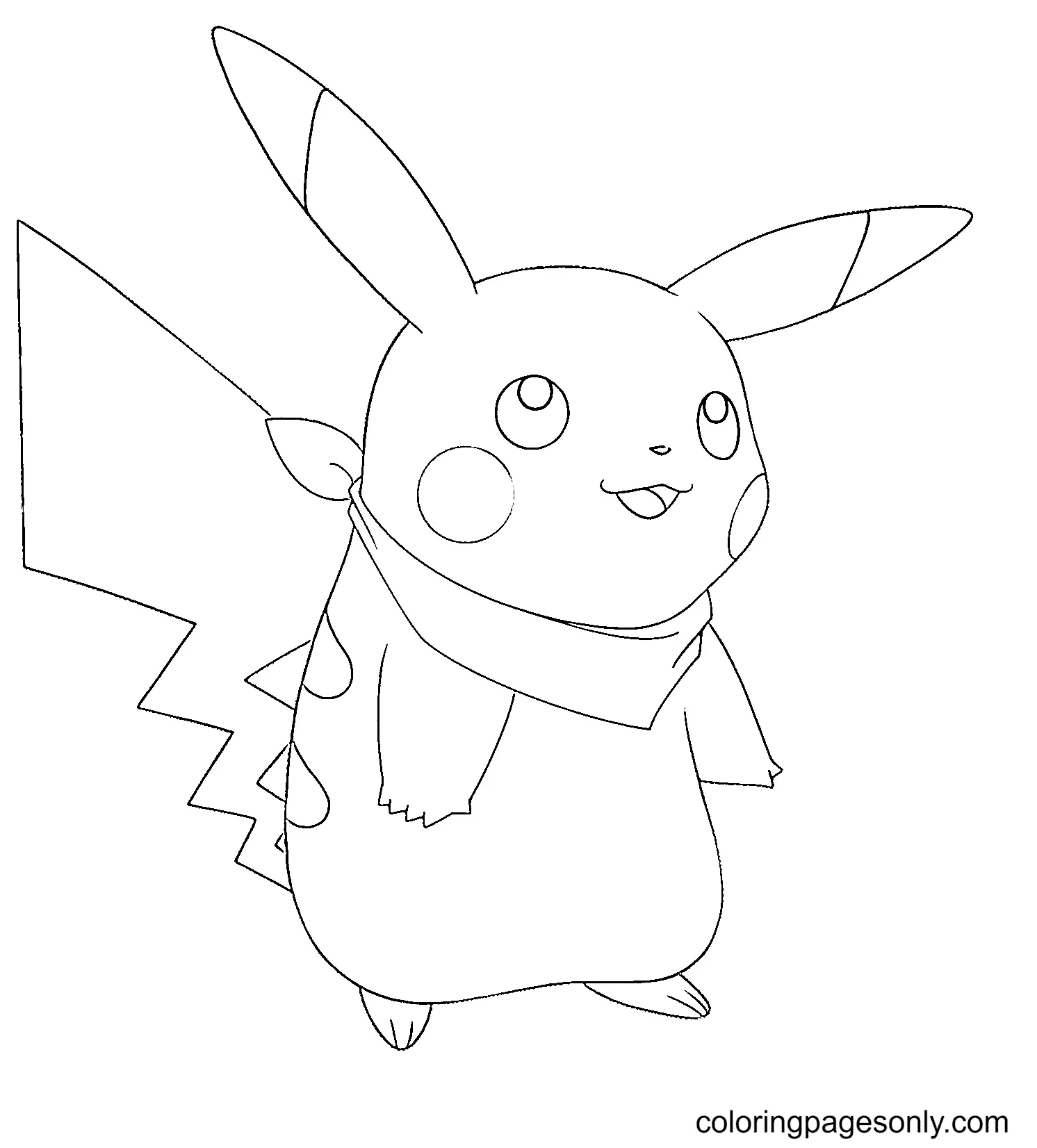 Pikachu Para Colorear 74